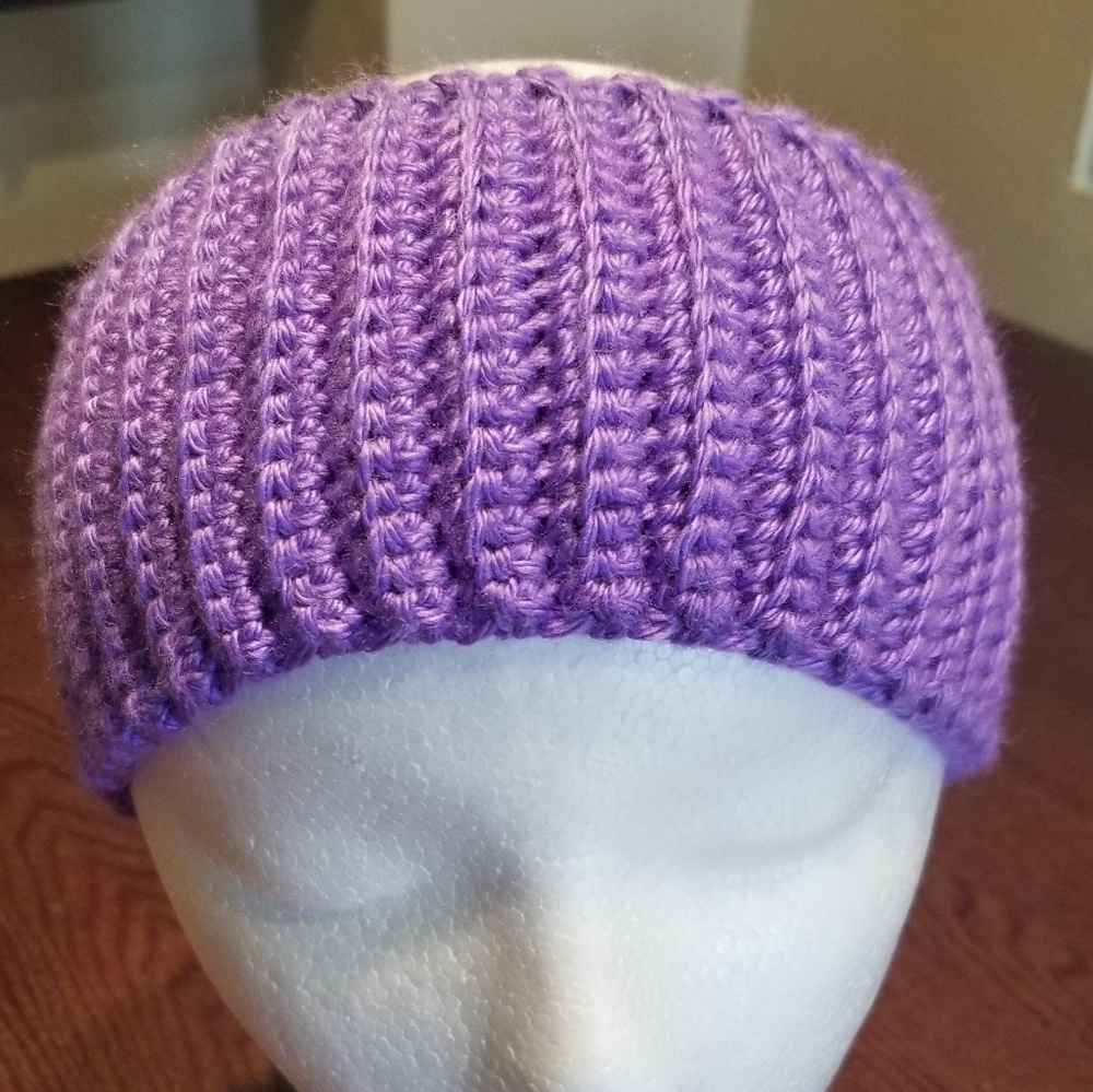 Handmade purple headband